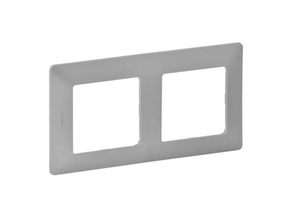 Legrand kaksoiskehys Valena Life alumiini (754132)