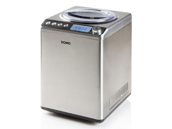 Domo DO9232I, Kompressorijääkone, 2,5 L, 1 kulho, Ruostumaton teräs, 60 min., 1,17 m