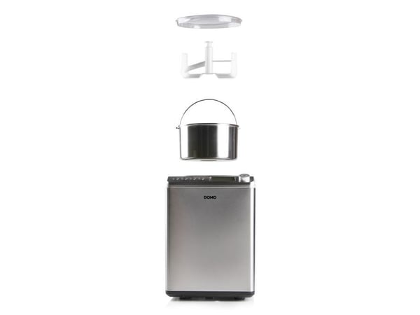 Domo DO9232I, Kompressorijääkone, 2,5 L, 1 kulho, Ruostumaton teräs, 60 min., 1,17 m