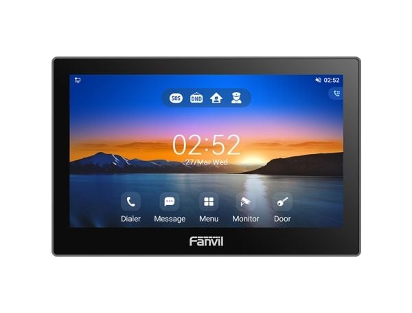Fanvil i505W, 17,8 cm (7"), IPS, 1024 x 600 piksler, kapasitiv, 1920 x 1080 piksler, 720p, 1080p