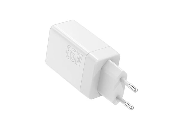 Maxlife MXTC-08-65ACC PD QC -laturi 2x USB-C 1x USB 65W valkoinen