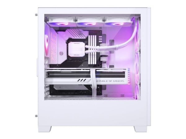 Phanteks XT Pro Ultra, Midi Tower, PC, Hvit, ATX, EATX, Micro ATX, Mini-ITX, Stål, Herdet glass, Spilling