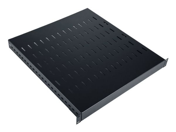 Digitus TN-19-5/9-1U-W-BK, Hylla, Svart, Stål, 100 kg, 1U, 48,3 cm (19")