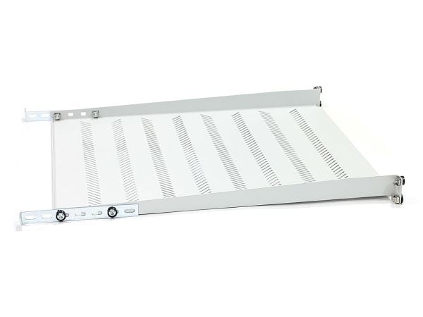 Digitus TN-19-550-1U-GY, Rackshelf ear, Grå, 25 kg, 1U, 48,3 cm (19"), 550 mm