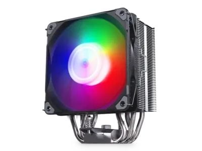 Phanteks Polar ST4 - Kabinettvifte - kobbervarmerør med aluminiumsfinner - 120 mm - svart