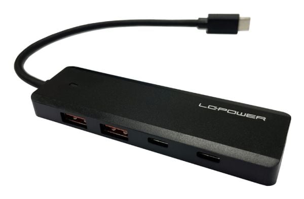 LC Power - Dockningsstation - för bordsdator, bärbar dator - USB-C