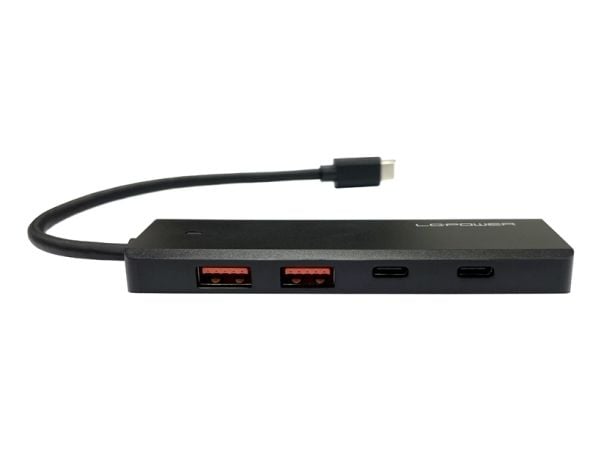 LC Power - Dockningsstation - för bordsdator, bärbar dator - USB-C
