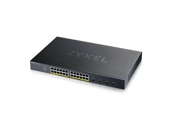 Zyxel XGS1935 Series XGS1935-28HP - Switch - administrert - L3 Lite - smart - 24 x 10/100/1000 (PoE) + 4 x 10 Gigabit SFP+ (opplenke) - rackmonterb...
