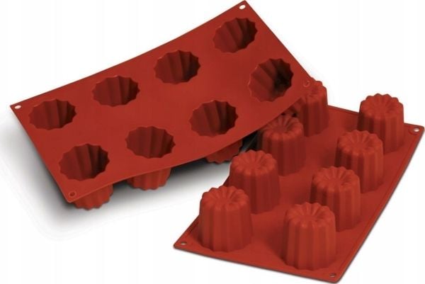 Silikomart SF050, Kakform för butterkaka, 0,736 l, -60 ° C, 230 ° C, Röd, Silikon