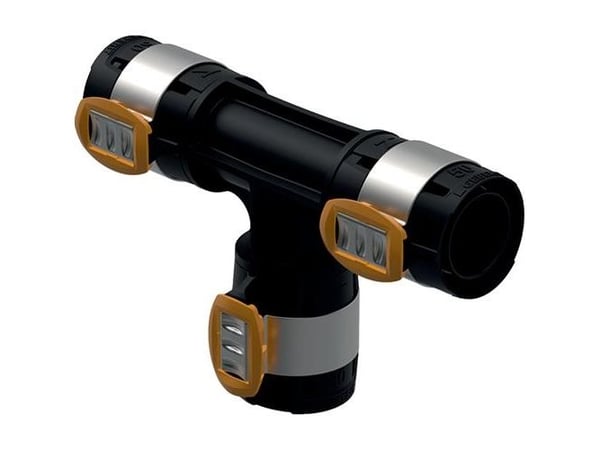 Geberit FlowFit T-stycke rakt: PPSU, d=50 mm