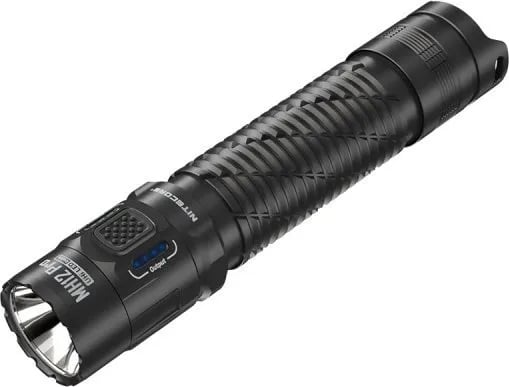 Nitecore MH12 Pro, Lommelykt, Sort, Aluminium, Knapper, 2 m, 1 m