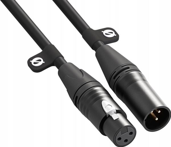 RØDE XLR3M, XLR, Hankjønn, XLR, Hunkjønn, 3 m, Svart