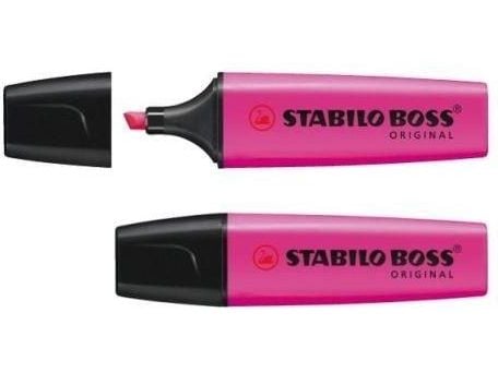 STABILO BOSS ORIGINAL, 1 kpl, Lila, Taltan pää, Musta, Lila, Muovi, Suorakulmio