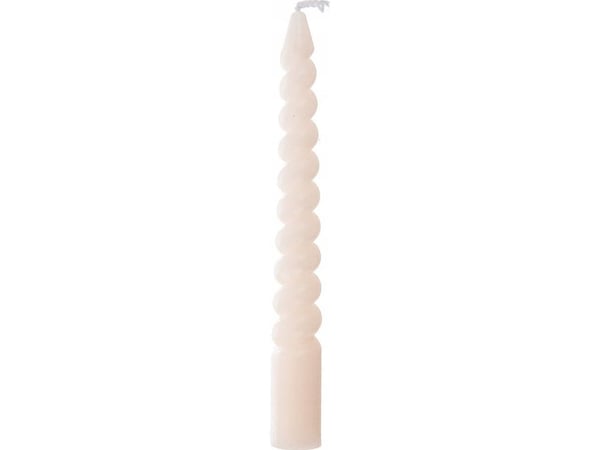 Home Styling Collection spiralbordlys i parafin, 10 cm