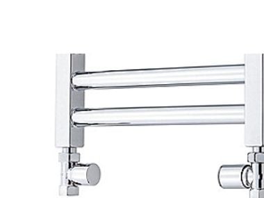 Ventilsats 110 krom manuell rak