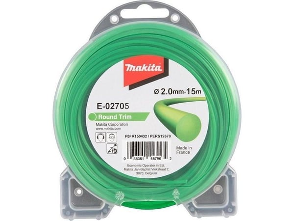 Makita - Gresstusserstreng - 2 mm - lengde: 15 m - for Makita UR180DZ