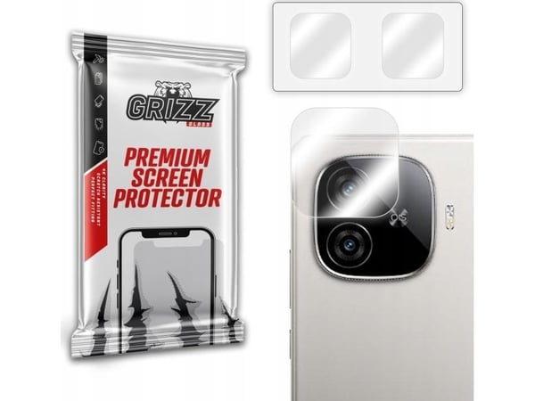 GrizzGlass kameralglass GrizzGlass HybridGlass til Vivo iQOO Z9 Turbo Plus