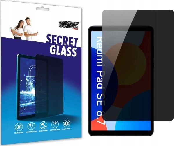 GrizzGlass personvernglass SecretGlass til Xiaomi Redmi Pad SE 8.7