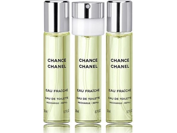 Chanel Chance Eau Fraiche lahjasetti - Dame - 60 ml (3x Edt Spray Refill 20Ml - Twist and Spray)