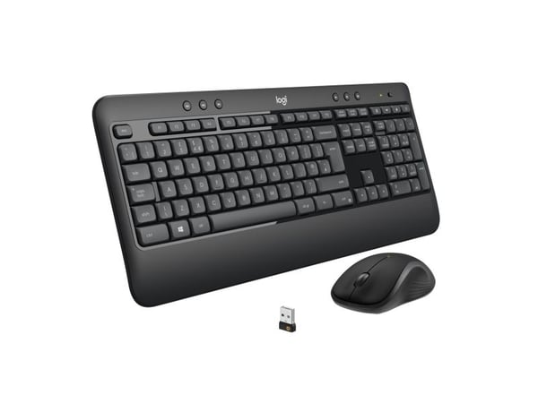 Logitech MK540 Advanced - Tastatur- og mussett - trådløs - 2.4 GHz - QWERTY - US International