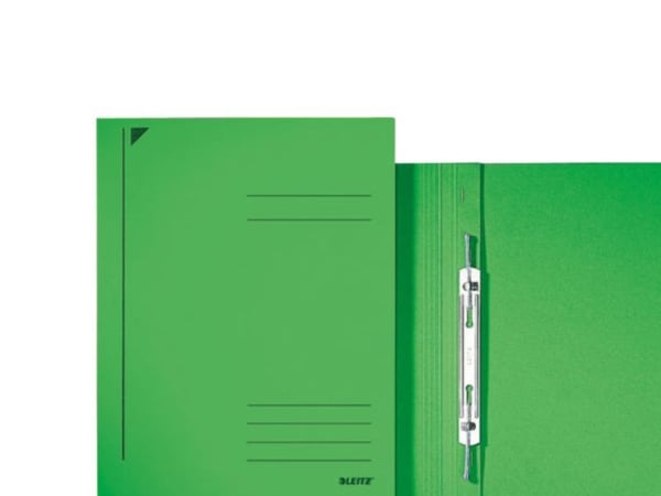 Leitz - Fjærmappe - for A4 (210 x 297 mm) - kapasitet: 250 ark - grønn