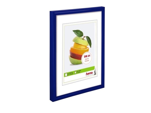 Hama Sevilla, Enkel bilderamme, Plast, Isopor, Blå, 15 x 20 cm, 210 mm, 297 mm