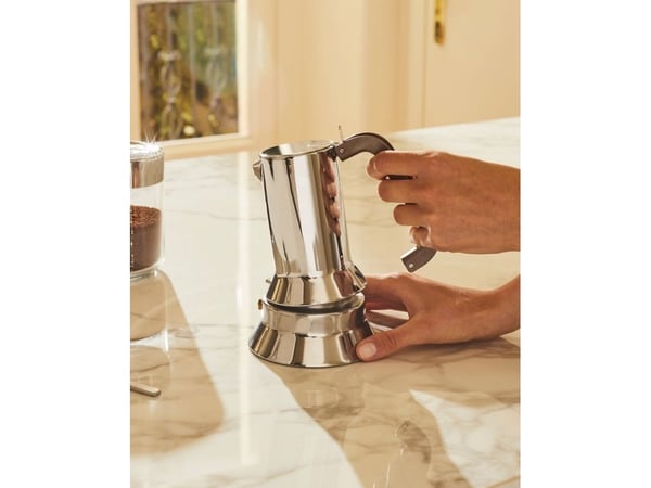 Alessi 9090/3, Rustfritt stål, 3 kopper, Rustfritt stål, 0,15 l, 110 mm, 175 mm