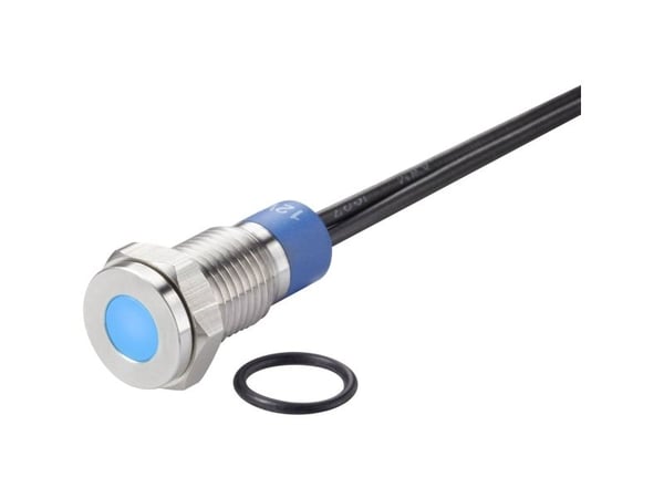 Conrad TC-7495152, sininen, -25 - 55 °C, IP67, 12 V, 9,5 mm, 1 kpl