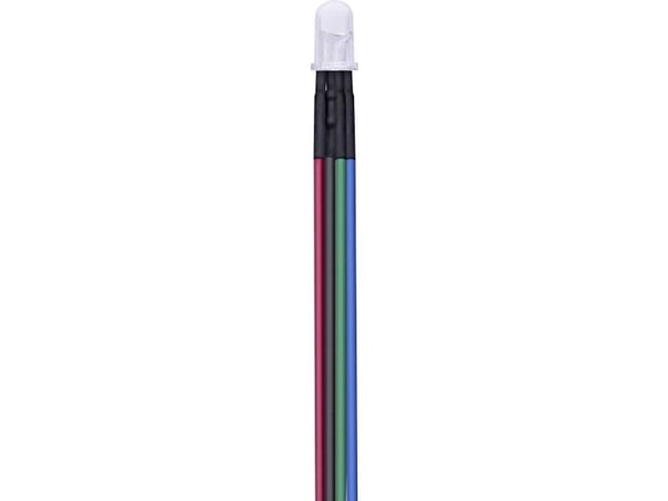 TRU COMPONENTS T1810O093 LED-valikoima RGB pyöreä 3 mm 1000 mcd, 4000 mcd, 2000 mcd 30 ° 25 kpl
