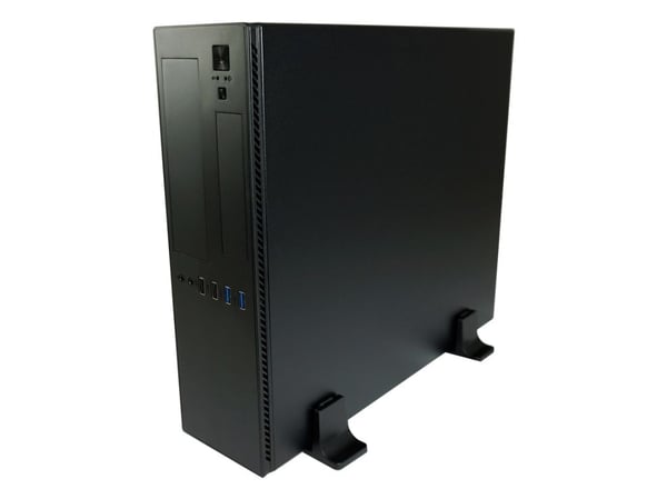 Hus Micro-ATX 1406MB-TFX svart USB3.2/Audio, uten strømforsyning