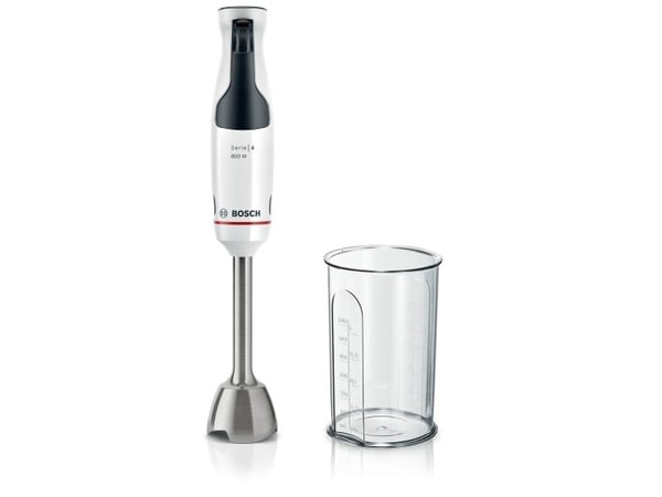 Bosch Serie | 4 ErgoMaster MSM4W410 - Håndmikser - 800 W - hvit/antrasitt