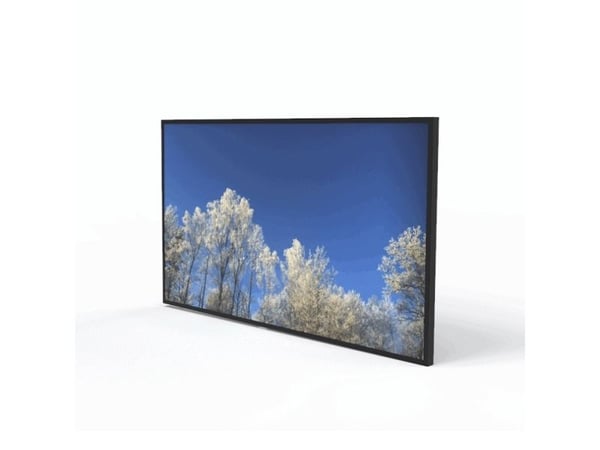 HI-ND - Monteringskomponent (frontskydd) - för platt panel - metall - svart - skärmstorlek: 50" - kiosk