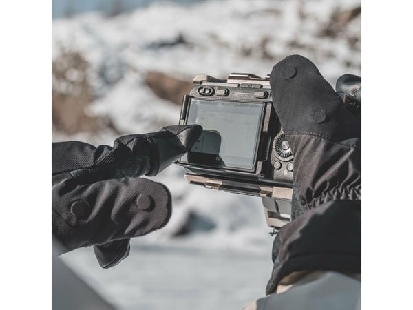 PGYTECH P-GM-202, Handskar, L, Unisex, Svart, Vinter, Bomull, Äkta läder