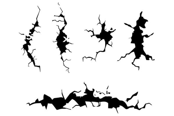 Vallejo stenciler - Cracked Wall