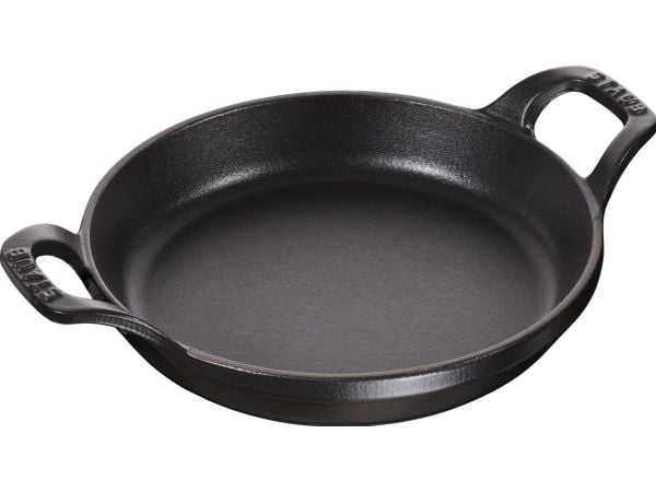 Staub Dish, Rund, Støpejern, Svart, 0,4 l, 16 cm, 700 g