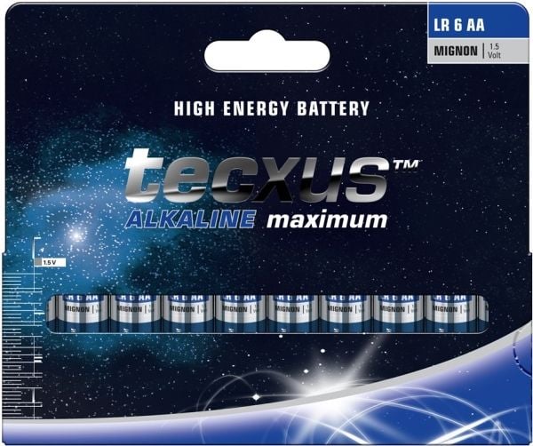 tecxus Alkaline Maximum - Batteri 10 x AA-type - Alkalisk