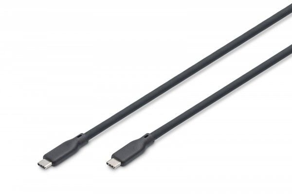 DIGITUS - USB-kabel - USB-C (hane) till USB-C (hane) - USB4 - 1 m - upp till 40 Gbps dataöverföringshastighet - svart