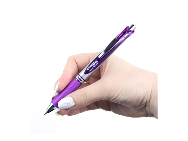 Gelpen pentel energel bl77, 0,7 mm, violetti
