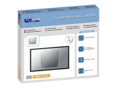 Neomounts FPMA-W110 - Fäste - fixerad - för LCD-display - silver - skärmstorlek: 10"-40" - väggmonterbar