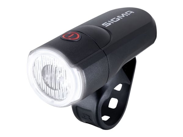 Sigma Sport Aura 30, Frontlys, Sort, LED, Blinkende lys, Kontinuerlig lys, 30 lm, 40 m