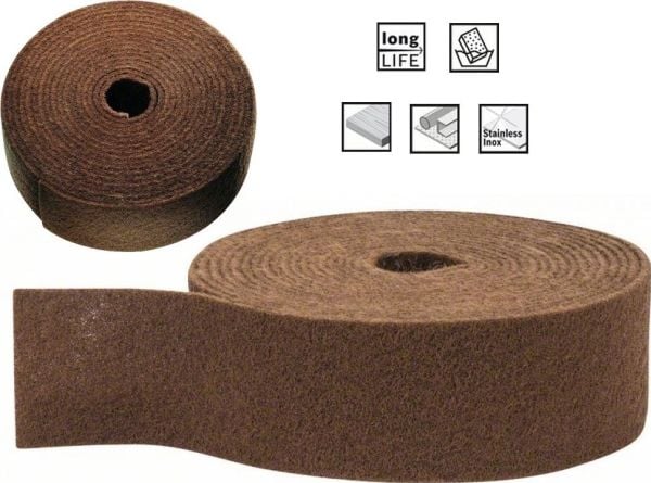 Bosch SLIBEFLEECE AIOX 10MX100MM BROWN (ruskea)