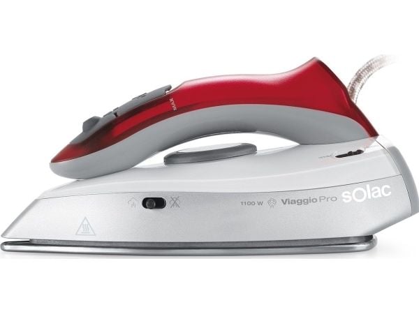 Solac PV1652 Viaggio Pro - Ångstrykjärn - sula rostfritt stål - 1100 W
