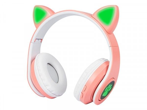 Blow 32-821# trådløse Bluetooth-hodetelefoner 5.0 LED rosa
