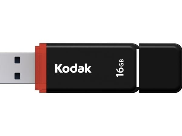 Kodak K102 - USB flash-enhet - 16 GB - USB 2.0 - svart, röd