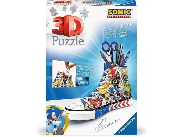 Ravensburger 3D Puzzle Sneakers Sonic the Hedgehog - Sonic siili