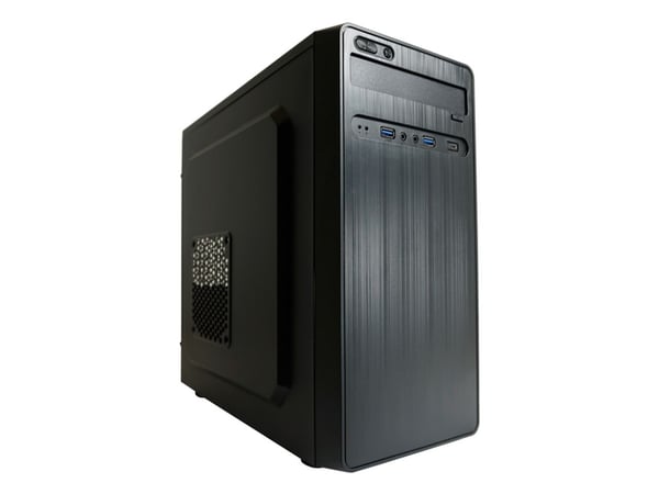 LC Power - SFF - ei virtalähdettä - musta - USB/Audio