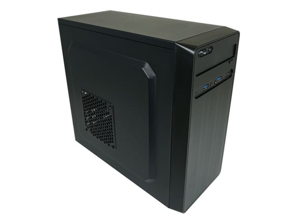 LC Power - SFF - ei virtalähdettä - musta - USB/Audio