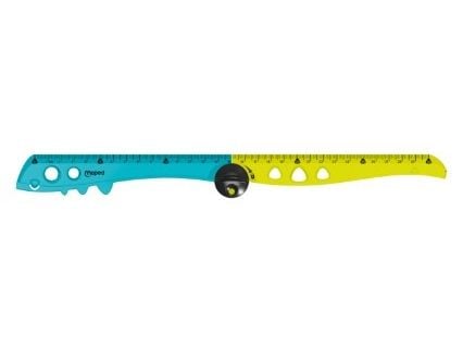 Maped Croc Croc 282030, Metrisk, cm, mm, Blå, Gul, 1 styck, 0,3 m