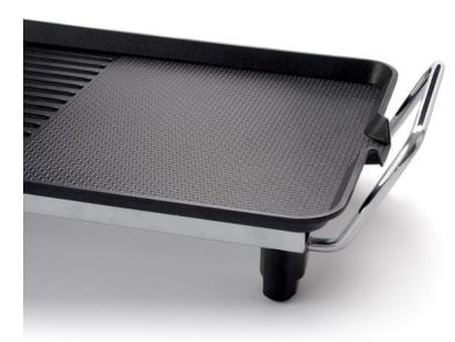 Fritel GT 1075, Sort, Sølv, Rektangulær, Rotasjon, Grillnett + steketakke, 280 x 200 mm, Aluminium