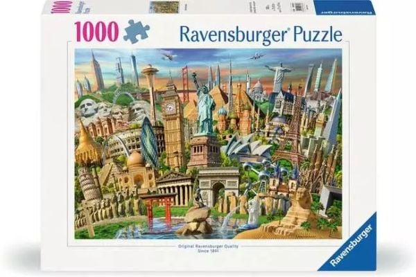 Ravensburger 12000332, 1000 stykker, Bygninger, 12 år